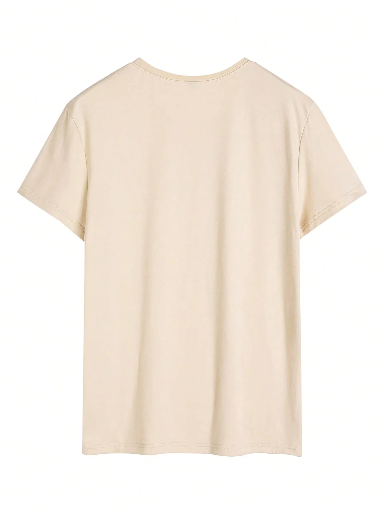 Men'S Casual Loose Letter Print Short Sleeve T-Shirt